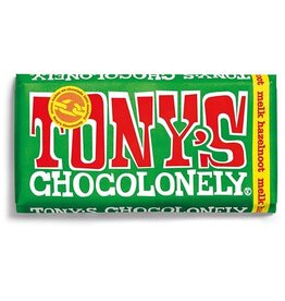 Tony's Chocolonely Tony's Chocolonely chocoladereep, 180g, hazelnoot