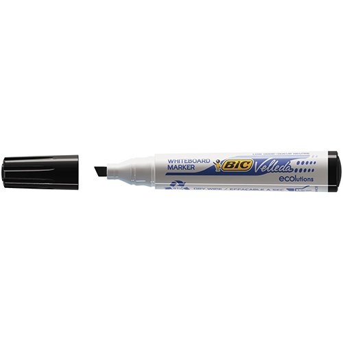 Velleda Bic whiteboardmarker 1751 zwart — levering per 12