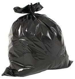 Vepa Bins Vuilniszak ft 60 x 80 x 0.02 cm, zwart, HDPE, 20 x rol van 20 stuks