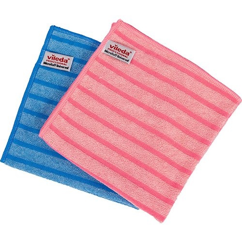 Vileda Vileda microvezeldoek Microtuff Universal, pak van 10 stuks, blauw
