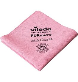 Vileda Vileda microvezeldoek Purmicro Active, pak van 5 stuks, rood