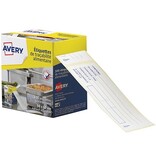 Avery Avery etiketten voedselcodering, HACCP, ft 98 x 40 mm, dispenser van 300 afscheurbare etiketten, Frans