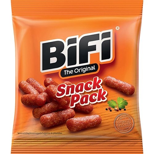BIFI Bifi original worst, snack pack, 60 gram — levering per 12