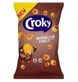 Croky Croky rings barbecue, zakje van 75 g — levering per 24