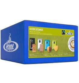 Hoppe Hoppe koekjes Fairtrade Koekjesmix, doos van 150 stuks