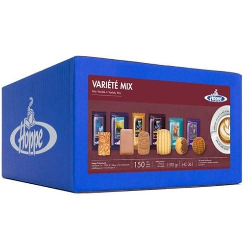 Hoppe Hoppe koekjes Variété Mix, doos van 150 stuks