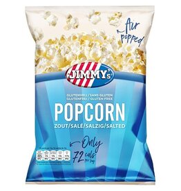 Jimmy's Jimmy's Popcorn, zout, zak van 17 g — levering per 21