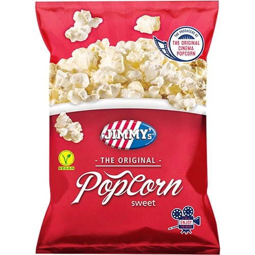 Jimmy's Jimmy's Popcorn Classic, zoet, zak van 100 g
