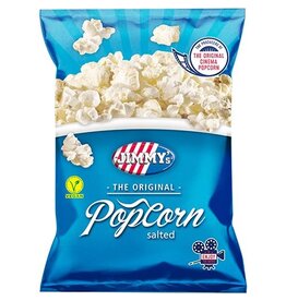 Jimmy's Jimmy's Popcorn Classic, zout, zak van 80 g — levering per 12