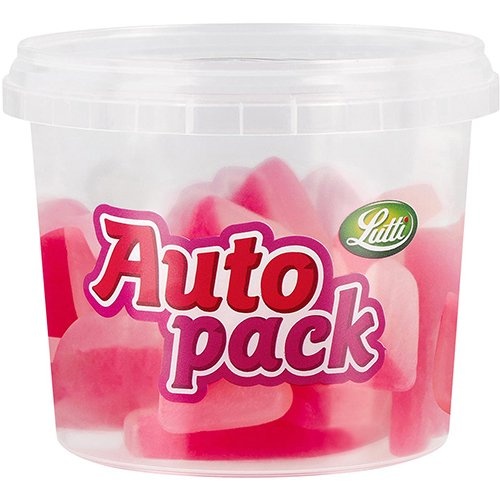 Lutti Lutti autopack snoep draculatanden, doos van 150 g