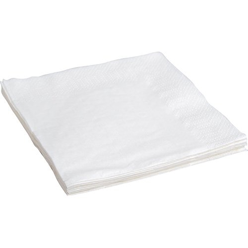 Merkloos Servetten, ft 24 x 24 cm, 2-laags, wit, pak van 10 x 400 stuks