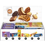 Milka Assortiment koekjes van Milka, Oreo en Lu, doos van 47 stuks, mix