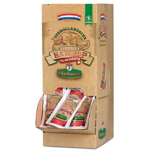 Oliehoorn Oliehoorn Tomatenketchup, doos van 150 zakjes van 15 ml