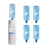 O-Water Kit O-water: 1 x Basic waterkoeler, wit (FWB2013), inclusief 6 x bronwater 18 l (FW189)