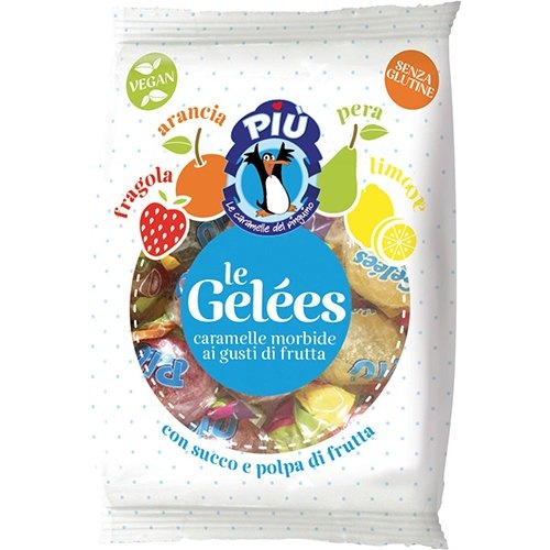 Piu Piu Jelly Fruit snoepjes, zak van 1 kg
