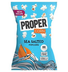 Proper Proper popcorn Sea Salt, zak van 20 g — levering per 12