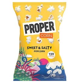 Proper Proper popcorn Sweet & Salty, zak van 30 g [12st]