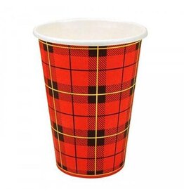 Scotty drinkbeker uit karton, 180 ml, 100 stuks, rood [25st]