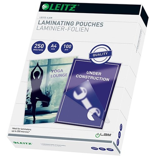 Leitz Leitz Eva lamineerhoes ft A4, 500 micron (2 x 250 micron), pak van 100 stuks