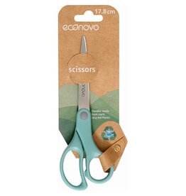 Econovo Econovo schaar, 18 cm, blauw, op blister
