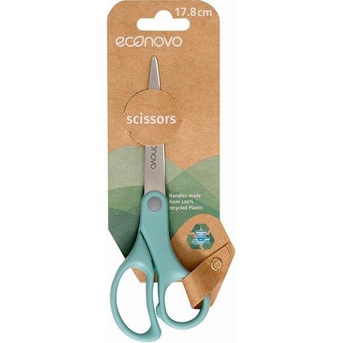 Econovo Econovo schaar, 18 cm, blauw, op blister