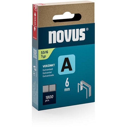 Novus Novus nietjes A 53/6, doos met 1800 stuks