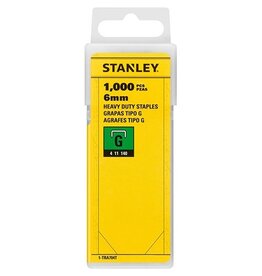 Stanley Stanley nietjes type G, 6 mm, doos van 1.000 nietjes