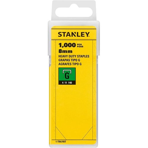 Stanley Stanley nietjes type G, 8 mm, doos van 1.000 nietjes