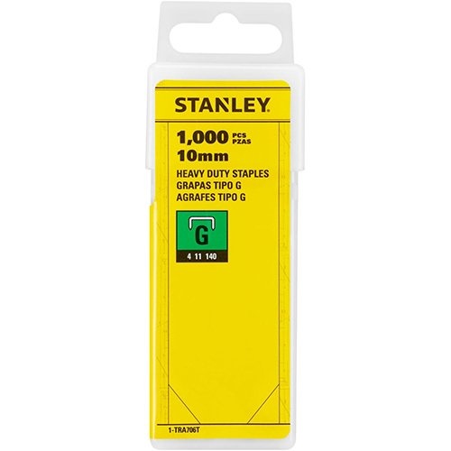 Stanley Stanley nietjes type G, 10 mm, doos van 1.000 nietjes