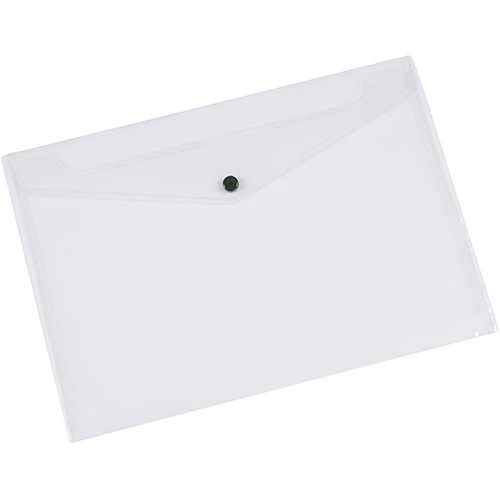 Q-CONNECT Q-CONNECT documentenmap, A3, transparante PP, drukknopsluiting