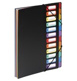 Viquel Viquel Rainbow Class sorteermap, ft A4, met 12 vakken