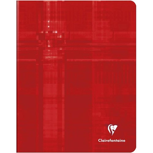 Clairefontaine Clairefontaine schrift Metric, ft 16,5 x 21 cm, geruit 5x5 mm, rood