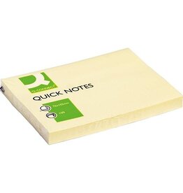 Q-CONNECT Q-CONNECT Quick Notes, ft 76 x 102 mm, 100 vel, geel