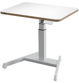Leitz Leitz Ergo Zit/Sta bureau, ft blad 80 x 60 cm, elektrisch, op voet