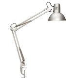 Maul MAULstudy bureaulamp, met tafelklem, zilver