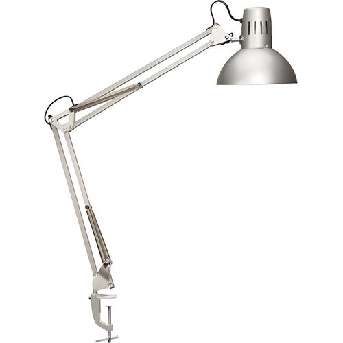 Maul MAULstudy bureaulamp, met tafelklem, zilver