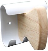 Unilux Unilux muurkapstok Aurora, wit, 1 haak