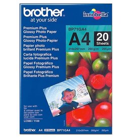 Brother BROTHER fotopapier glossy, ft A4, 260 g, pak van 20 vel