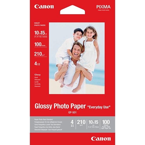 Canon Canon fotopapier GP-501 Glossy, ft 10 x 15 cm, 210 g, pak van 100 vel