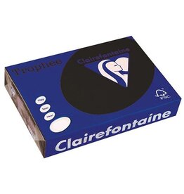Clairefontaine Clairefontaine Trophée Pastel, gekleurd papier, A4, 160 g, 250 vel, zwart