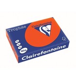 Clairefontaine Clairefontaine Trophée Intens, gekleurd papier, A4, 160 g, 250 vel, kardinaalrood