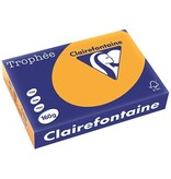 Clairefontaine Clairefontaine Trophée Pastel, gekleurd papier, A4, 160 g, 250 vel, oranje