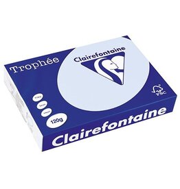 Clairefontaine Clairefontaine Trophée Pastel, gekleurd papier, A4, 120 g, 250 vel, azuurblauw