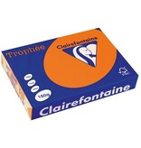 Clairefontaine Clairefontaine Trophée Intens, gekleurd papier, A4, 160 g, 250 vel, feloranje