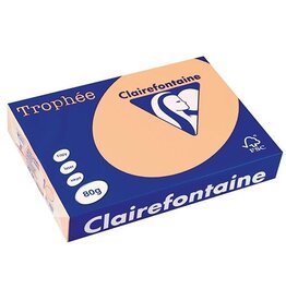 Clairefontaine Clairefontaine Trophée gekleurd papier, A4, 80 g, 500 vel, zalm