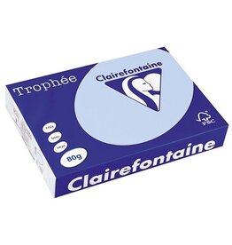 Clairefontaine Clairefontaine Trophée gekleurd papier, A4, 80 g, 500 vel, blauw