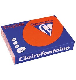 Clairefontaine Clairefontaine Trophée Intens, gekleurd papier, A4, 80 g, 500 vel, kardinaal rood