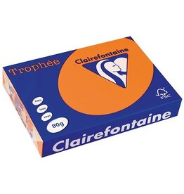 Clairefontaine Trophee A4 80G 500V Clementine [1st]
