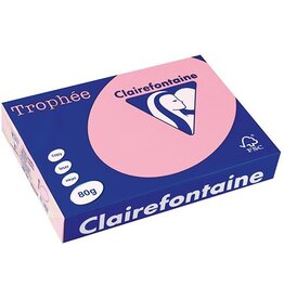 Clairefontaine Clairefontaine Trophée A4, 80 g, 500 vel, roze