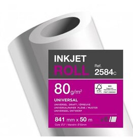 Clairefontaine Clairefontaine plotterpapier ft 841 mm x 50 m, 80 g [6st]